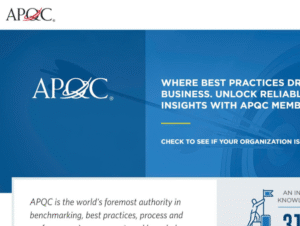 Hướng dẫn sử dụng APQC benchmarks on demand